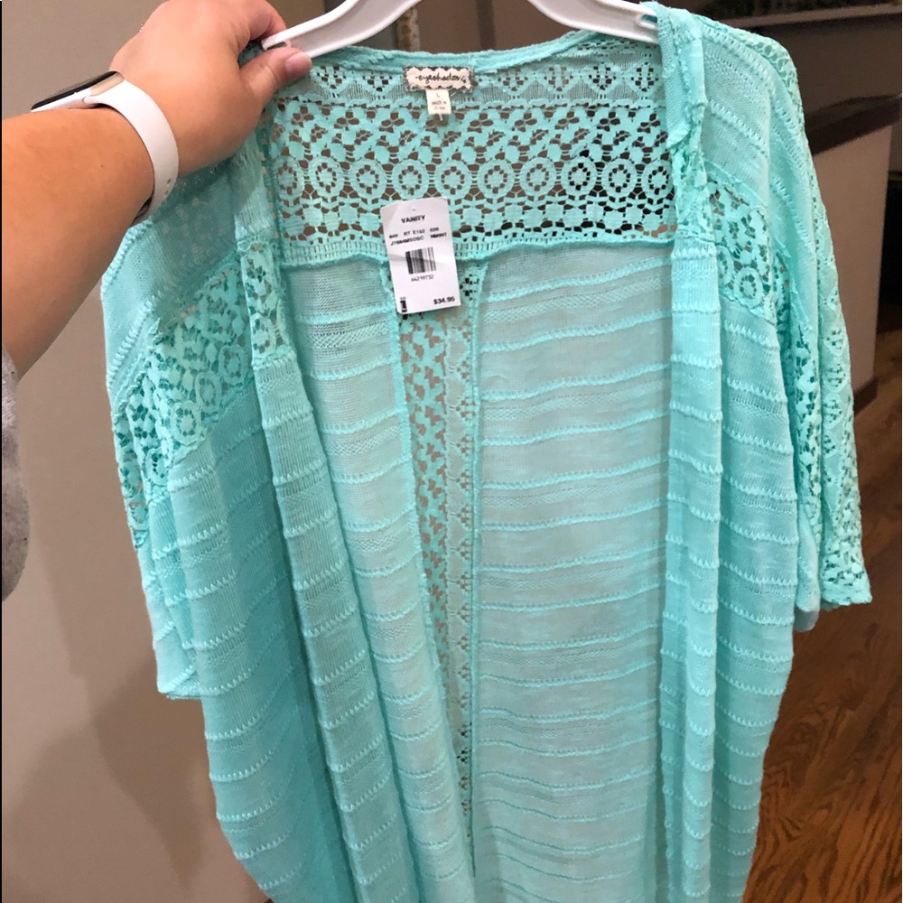 Mint Green Vanity Kimono